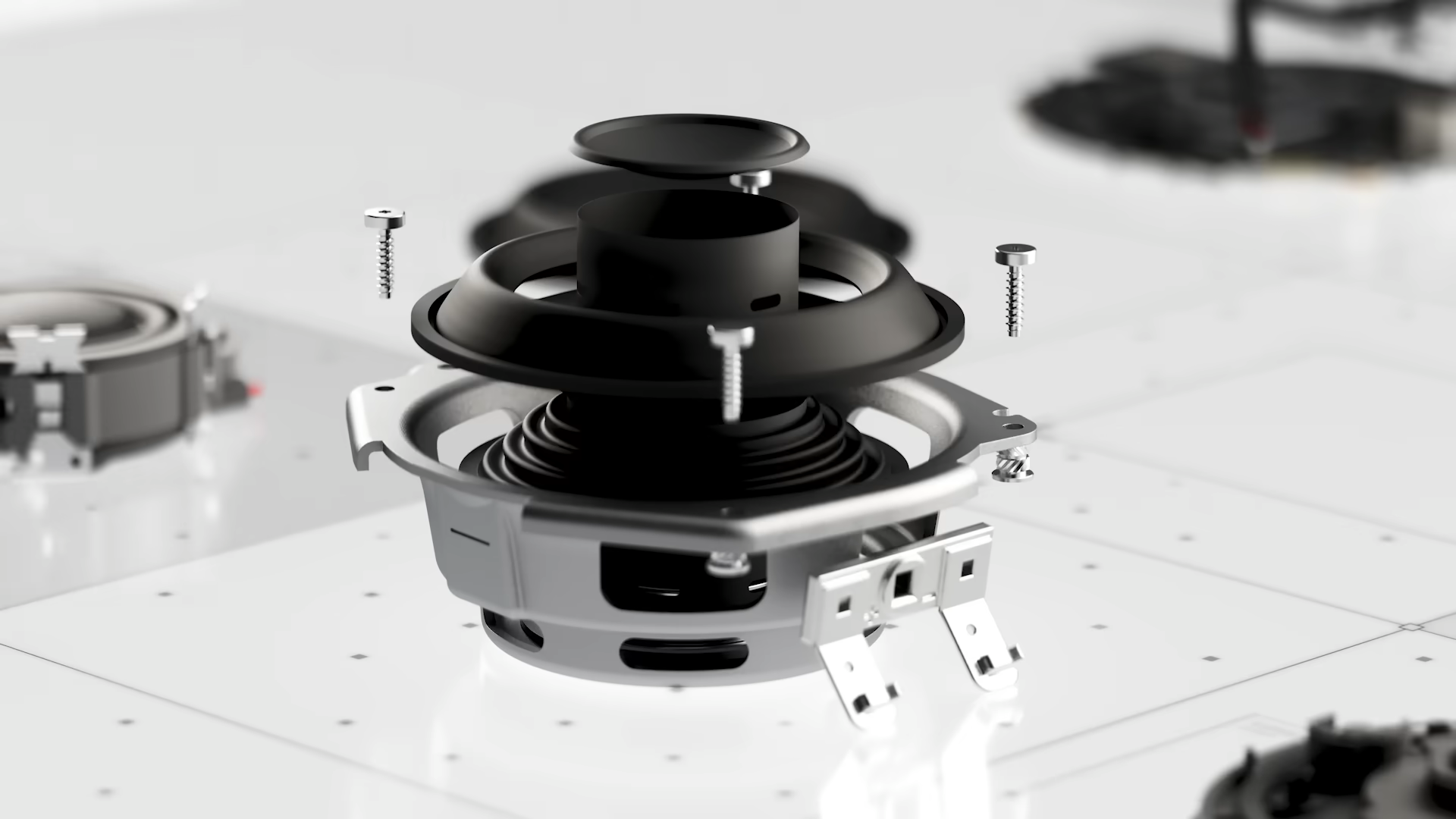 A small computer component sitting on a table.