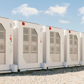 Battery storage boxes for excess carbon-free energy.