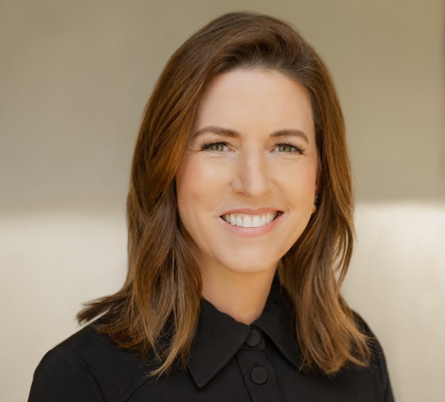 A person smiling. 