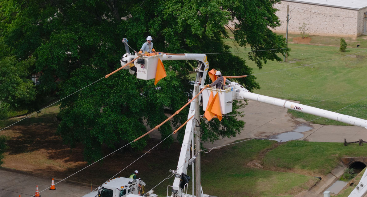 In Mississippi, Amazon is investing in new energy infrastructure and upgrades to strengthen overall grid reliability for all Entergy customers. 