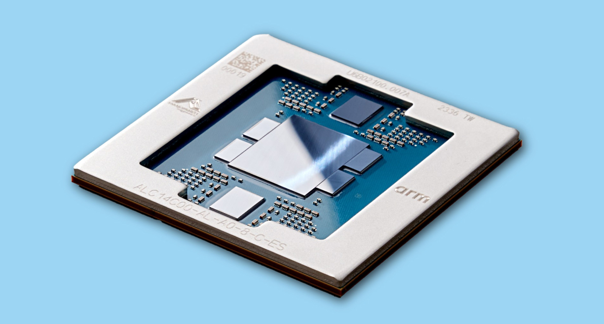 An Amazon Web Services (AWS) Graviton4 chip. 